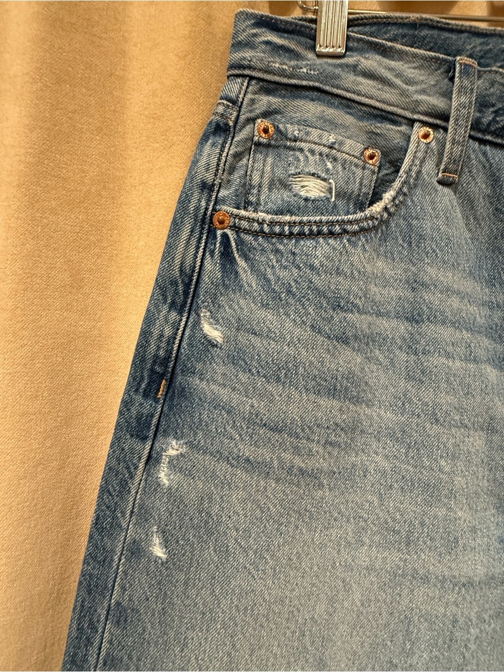 Pistola Tate Cropped High Rise Bow Legged Jeans - Picture 9 of 12